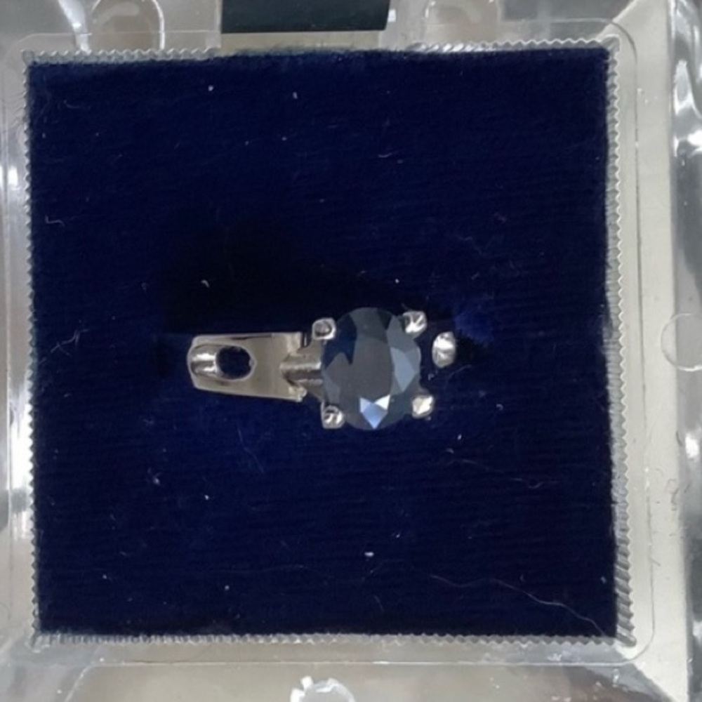 New vintage cocktail ring STG Sapphire